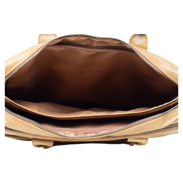 Herentassen|17 Inch Laptoptassen>DSTRCT State Street Workingbag 17" cognac