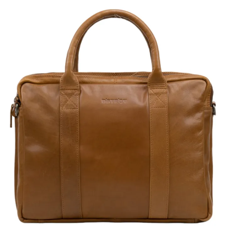 Herentassen|15.6 Inch Laptoptassen>DSTRCT State Street Workingbag 15.6" cognac