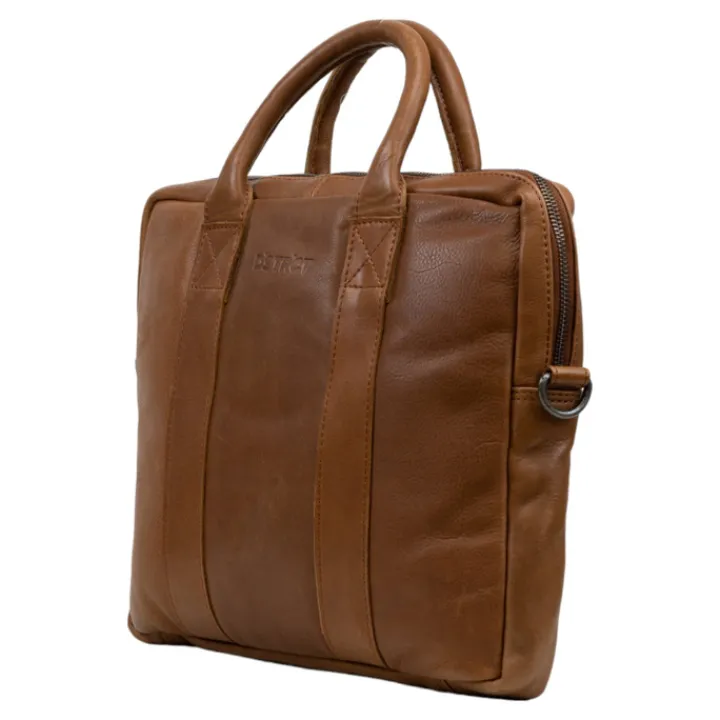Herentassen|14 Inch Laptoptassen>DSTRCT State Street Workingbag 13.3" cognac