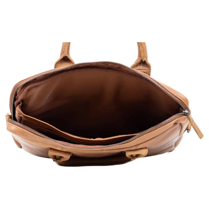 Herentassen|14 Inch Laptoptassen>DSTRCT State Street Workingbag 13.3" cognac