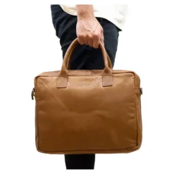 Herentassen|15.6 Inch Laptoptassen>DSTRCT State Street Workingbag 15.6" cognac