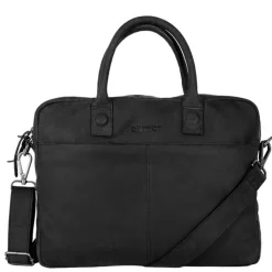 Herentassen|Laptop Schoudertassen>DSTRCT Wall Street Laptopbag 14" black