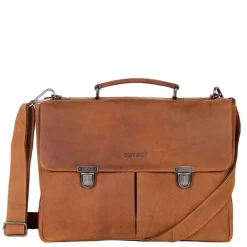 Herentassen|15 Inch Laptoptassen>DSTRCT Wall Street Workingbag 15" cognac