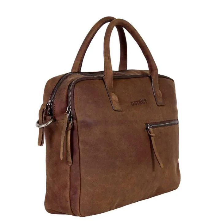 Herentassen|14 Inch Laptoptassen>DSTRCT Wall Street Workingbag 14" brown