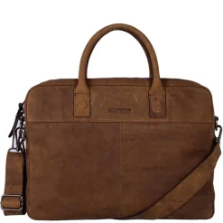 Herentassen|15.6 Inch Laptoptassen>DSTRCT Wall Street Workingbag 15.6" brown
