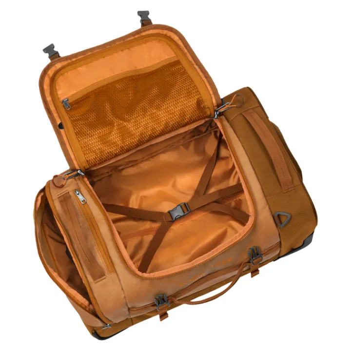 Rugzak Met Wieltjes|Handbagage Reistassen>Eagle Creek Cargo Hauler XT Wheeled Duffel International Carry On iron orange