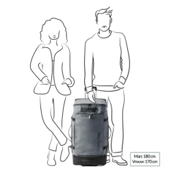 Rugzak Met Wieltjes|Heren Reistassen>Eagle Creek Cargo Hauler XT Wheeled Duffel 120L/32" glacier blue