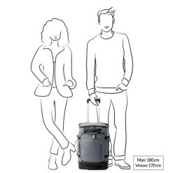 Rugzak Met Wieltjes|Handbagage Reistassen>Eagle Creek Cargo Hauler XT Wheeled Duffel International Carry On charcoal