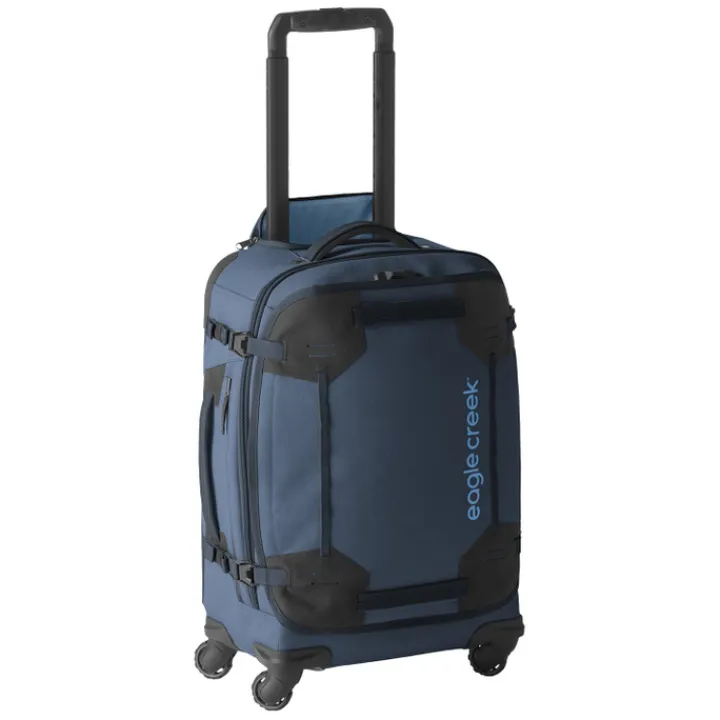 Transavia Trolleys|Klm Trolleys>Eagle Creek Gear Warrior XE 4 Wheeled Carry On blue jay