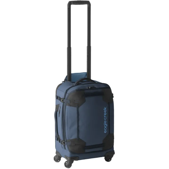 Transavia Trolleys|Klm Trolleys>Eagle Creek Gear Warrior XE 4 Wheeled Carry On blue jay