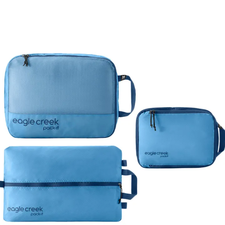 Inpaksystemen>Eagle Creek Pack-It Essentials Set blue dawn