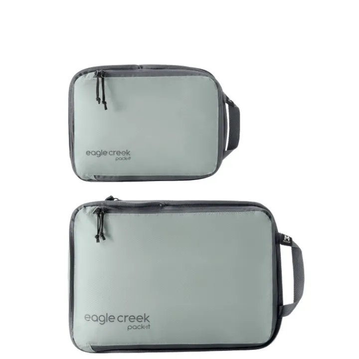 Inpaksystemen>Eagle Creek Pack-It Isolate Compression Cube Set S/M storm grey