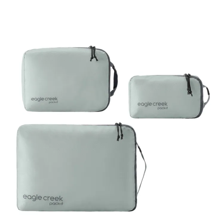 Inpaksystemen>Eagle Creek Pack-It Isolate Cube Set XS/S/M storm grey