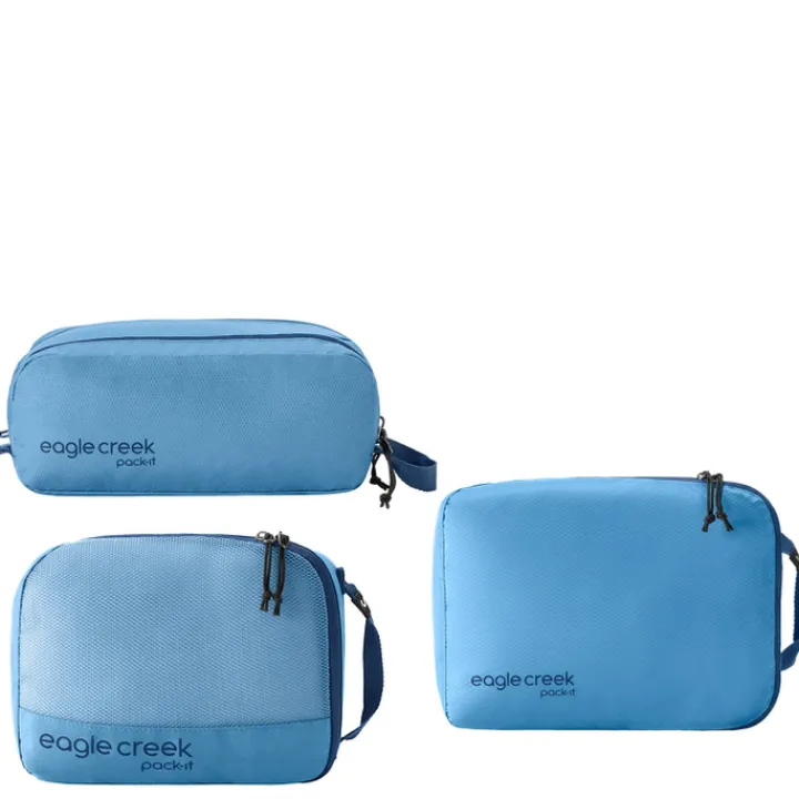 Inpaksystemen>Eagle Creek Pack-It Overnight Set blue dawn