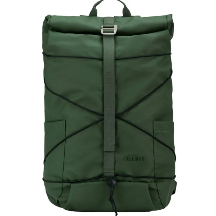 Wandelrugzakken|15 Inch Laptoptassen>Elliker Dayle Roll Top Backpack 21/25L green