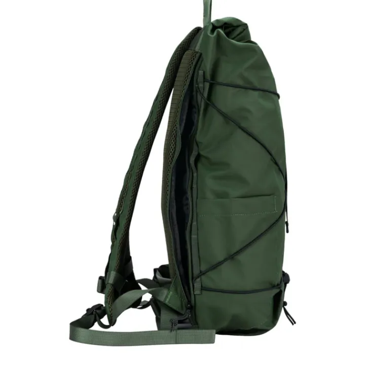 Wandelrugzakken|15 Inch Laptoptassen>Elliker Dayle Roll Top Backpack 21/25L green