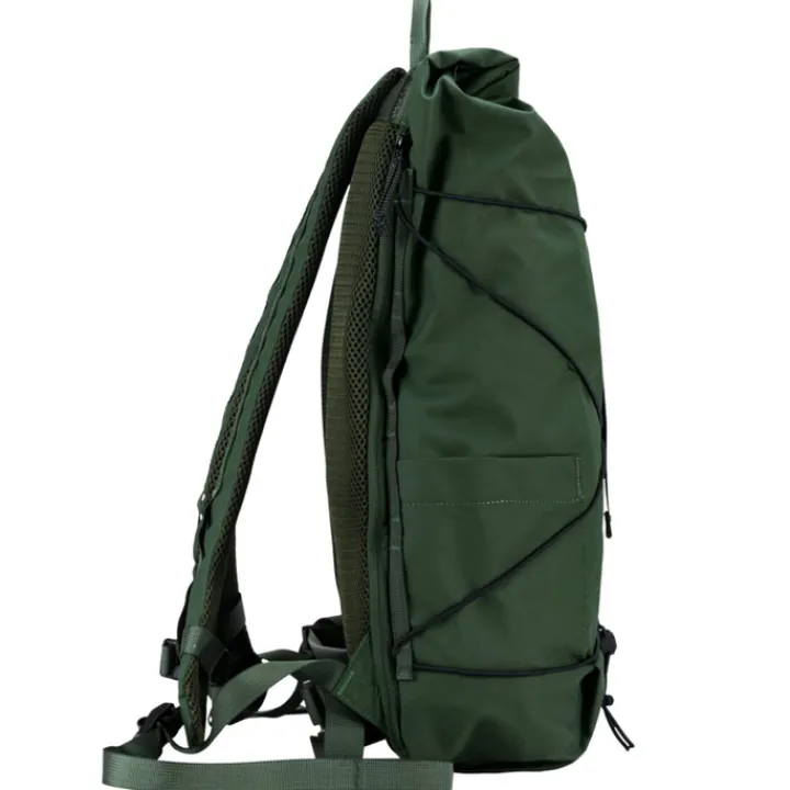 Wandelrugzakken|15 Inch Laptoptassen>Elliker Dayle Roll Top Backpack 21/25L green