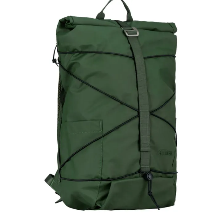 Wandelrugzakken|15 Inch Laptoptassen>Elliker Dayle Roll Top Backpack 21/25L green