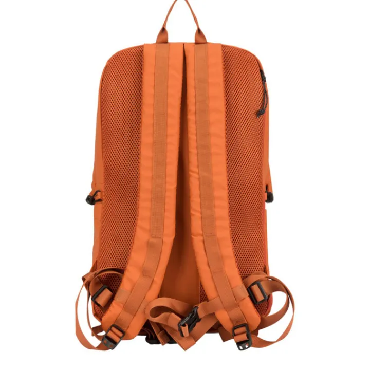 Wandelrugzakken|15 Inch Laptoptassen>Elliker Kiln Hooded Zip Top Backpack 22L orange