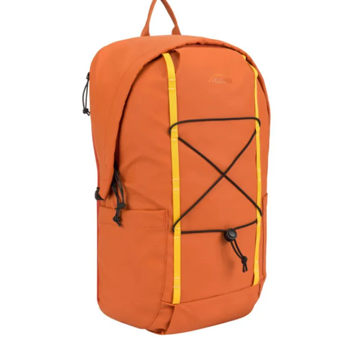 Wandelrugzakken|15 Inch Laptoptassen>Elliker Kiln Hooded Zip Top Backpack 22L orange