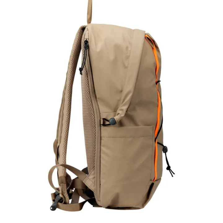 Wandelrugzakken|15 Inch Laptoptassen>Elliker Kiln Hooded Zip Top Backpack 22L sand