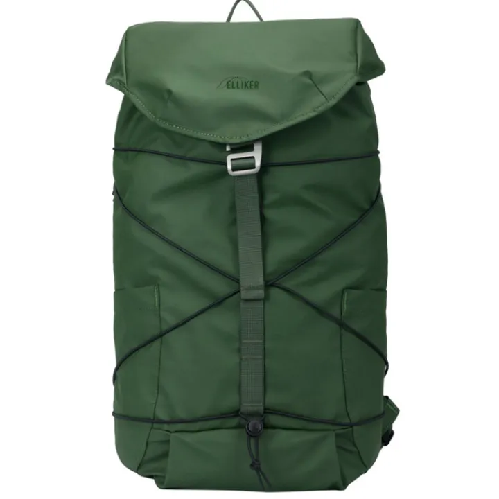 Wandelrugzakken|15 Inch Laptoptassen>Elliker Wharfe Flap Over Backpack 22L green