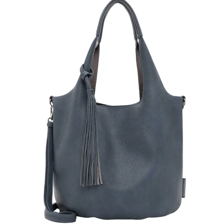 Shoppers|Schoudertassen>Emily & Noah Eleanor Cityshopper L denim