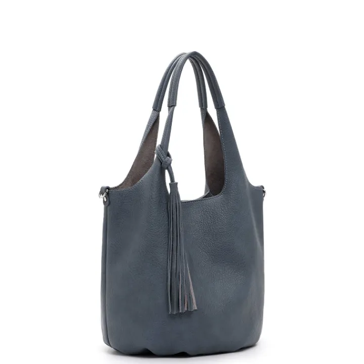 Shoppers|Schoudertassen>Emily & Noah Eleanor Cityshopper L denim