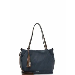 Shoppers|Schoudertassen>Emily & Noah Elke Cityshopper M blue/taupe