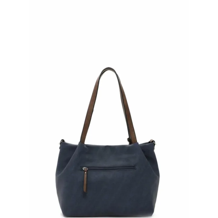 Shoppers|Schoudertassen>Emily & Noah Elke Cityshopper M blue/taupe