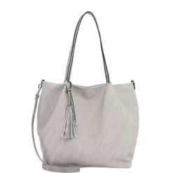 Shoppers|Damestassen>Emily & Noah Elke Cityshopper L light grey