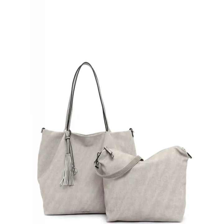 Shoppers|Damestassen>Emily & Noah Elke Cityshopper L light grey