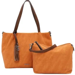 Shoppers|Schoudertassen>Emily & Noah Elke Cityshopper M papaya