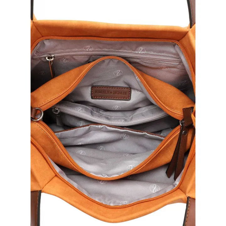 Shoppers|Schoudertassen>Emily & Noah Elke Cityshopper M papaya