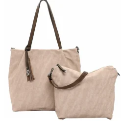 Shoppers|Damestassen>Emily & Noah Elke Cityshopper L sand-kombi