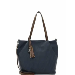 Shoppers|Damestassen>Emily & Noah Elke Cityshopper L blue/taupe