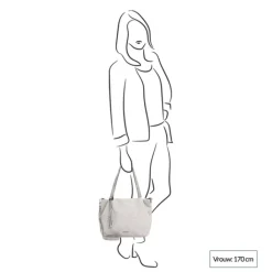 Shoppers|Schoudertassen>Emily & Noah Elke Cityshopper M light grey
