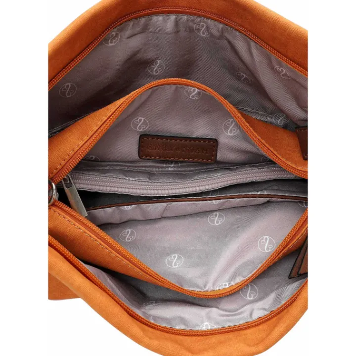 Schoudertassen|Crossbody>Emily & Noah Elke Handtas M papaya