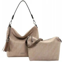 Schoudertassen|Crossbody>Emily & Noah Elke Handtas M sand-kombi