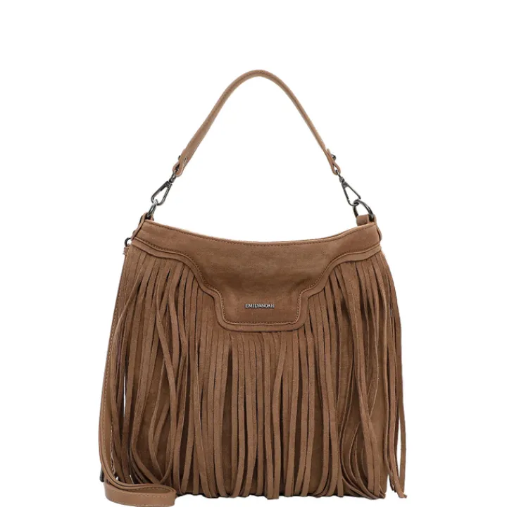Schoudertassen|Handtassen>Emily & Noah Hedda Pouch Medium sand
