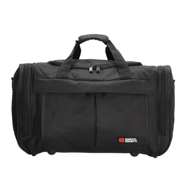 Handbagage Reistassen|Heren Reistassen>Enrico Benetti Amsterdam Sport / Travelbag 55 zwart