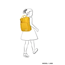 14 Inch Laptoptassen>Enrico Benetti Aruba 20L Laptop Backpack 14" ochre yellow