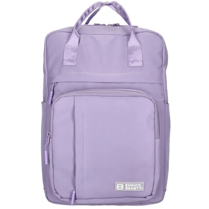 Kleine Rugzakken|Schoolrugzak>Enrico Benetti Aruba 20L Laptop Backpack 14" lila