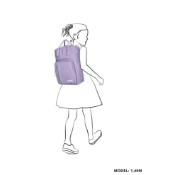 Kleine Rugzakken|Schoolrugzak>Enrico Benetti Aruba 20L Laptop Backpack 14" lila