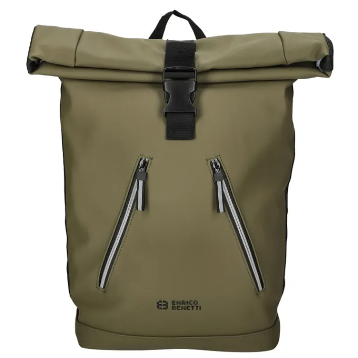 Heren Rugzakken|Dames Rugzakken>Enrico Benetti Bergen Laptop Backpack 17" olive