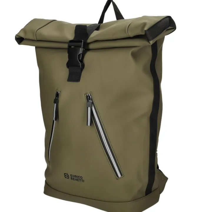 Heren Rugzakken|Dames Rugzakken>Enrico Benetti Bergen Laptop Backpack 17" olive