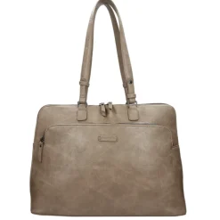 15 Inch Laptoptassen|Laptop Schoudertassen>Enrico Benetti Caen Laptop Bag 15" light taupe