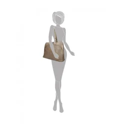 15 Inch Laptoptassen|Laptop Schoudertassen>Enrico Benetti Caen Laptop Bag 15" light taupe