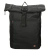 Heren Rugzakken|Schoolrugzak>Enrico Benetti Cornell 17" Rolltop Backpack black