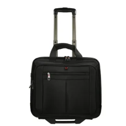 Handbagage Trolleys|Laptop Trolleys>Enrico Benetti Cornell 24L Laptop Trolley 17'' zwart